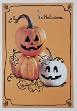 Happy Halloween /Greeting Card Large Format  Envelope 8x5,5" 