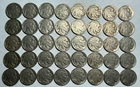 ROLL of 40 full date Indian Head BUFFALO NICKELS. Exact TWENTIES coins shown #19