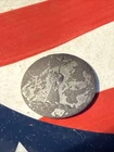 Dug Civil War 💥 🇺🇸 💣 Silver Hand Axe Crest Button PH LA