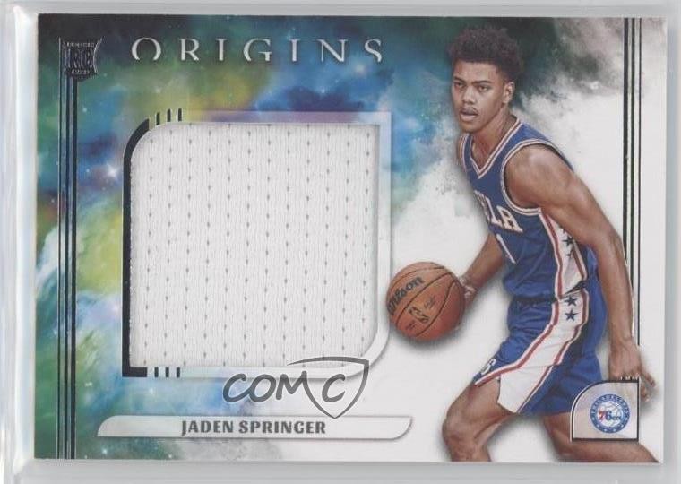 2021-22 Panini Origins Rookie Jumbo Jerseys Jaden Springer #JJ-SPR RC