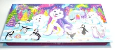 Lisa Frank Activity Kit Art Pad Crayons Markers Stickers Carry Case Water Colors