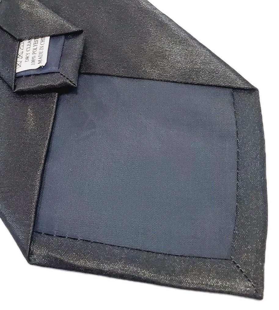 Daniel Ellissa Necktie Solid Black Pattern Men's … - image 4