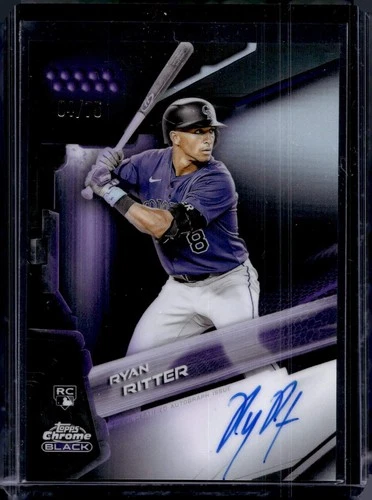 2026 Topps Chrome Black Ryan Ritter Chrome Black Autographs (Raw)