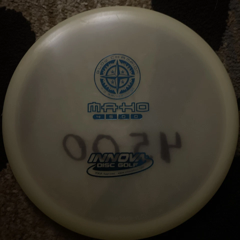 Innova Glow Champion Mako 165g Old Run Star Stamp Penned San Marino 8.5/10 Ink - Image 2 of 4