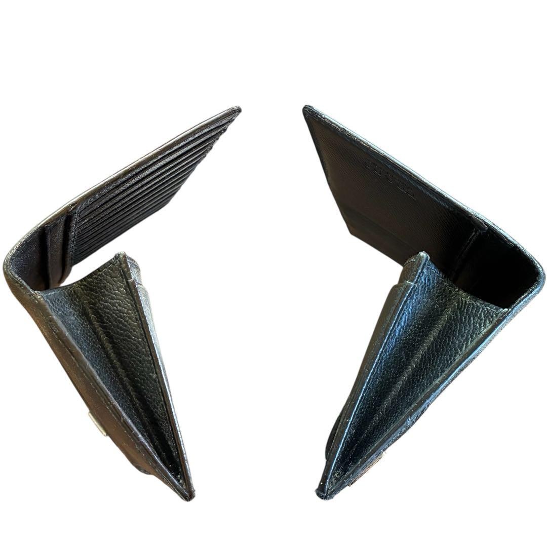 PRADA 2MV015 Saffiano Triangle Logo Continental Bifold Long Wallet Black 3.5x7.5 thumbnail 9