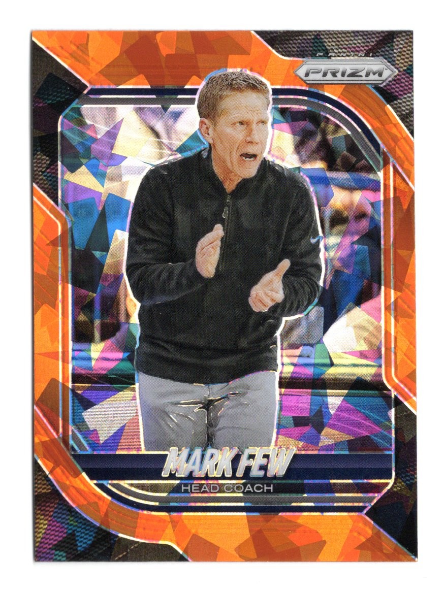 2025-26 Panini Prizm #66 Mark Few Orange Ice Prizm