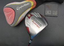 TaylorMade Burner 9.5° Driver Stiff Graphite Shaft TaylorMade Grip + Head Cover*