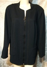 FRANK WALDER BLAUSCHWARZ STRETCH SHIRT BLAZER JACKE Gr. 46 48 50