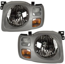 Headlights Front Lamps Pair Set For 02-04 Nissan Xterra Se Left Right