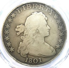 1796 $1 Small Date, Large Letters (Regular Strike) Draped Bust
