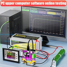 WiFi DC 0-420V Digital Voltmeter Ammeter Power Battery Capacity Tester Tuya