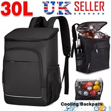 Insulated Waterproof Cooling Backpack Camping Picnic Rucksack Ice Cooler Bag 30L