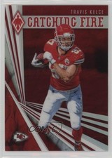 2019 Panini Phoenix Catching Fire Red 226/299 Travis Kelce #15 0nr3