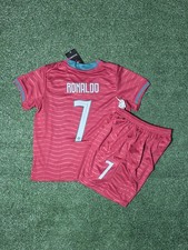 Size Adult XS/30 / Ronaldo 7/ Portugal Home Jersey Set