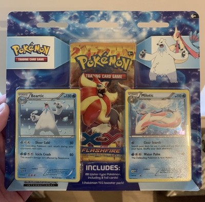 Pokemon Gym Collector Pack Water One XY Flashfire Booster + 20 Cards SEALED