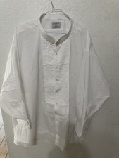 Men s NWOT Lord West Polyester Cotton White Tuxedo Shirt Size 5XL