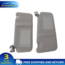 For 2007-2011 Toyota Camry Sun Visor Pair Left Right Gray Wsunroof Lights