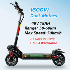 X4 EU USA in Stock 2 800W Powerful Dual Motors Electric Kick Scooter 10Inch off