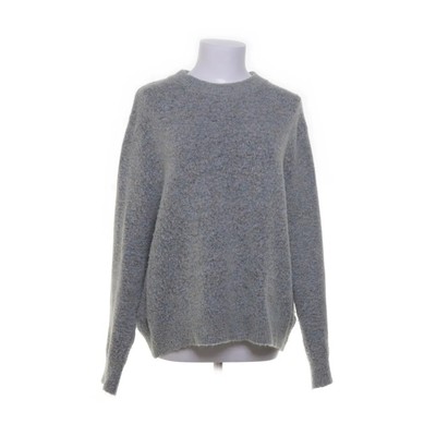 Carin Wester, Strickpullover, Größe: S, Grau/Grün/Gelb #M8Q