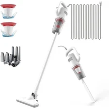 Corded Handheld Vacuum Cleaner 26ft Cord Electric Broom for Pet Hair Hardwood...