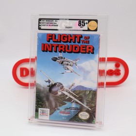 NES Nintendo FLIGHT OF THE INTRUDER  - VGA GRADED 85+ NM+ GOLD! NEW & Sealed!