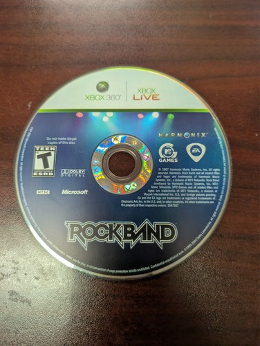 Rock Band (Xbox 360) NO TRACKING - DISC ONLY 5017