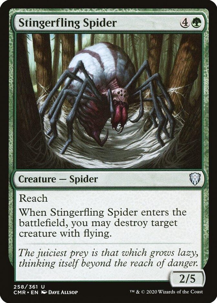 Stingerfling Spider - 258 - NM - Commander Legends