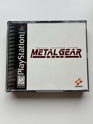 Metal Gear Solid PS1 NTSC US Original PlayStation Top Super CD Zustand