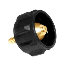 QCC1 Propane Adapter Gas Fitting with 1/4" Hose Barb Regulator Valve