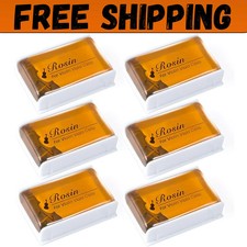 Rosin, Violin Rosin 6 Pack Cello Viola Rosin for Violin Bow, Light Low Dust Re