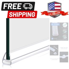 Door Seal, Frameless Shower Door Bottom Seal - 98.5 Inch Glass Shower Door Sw...