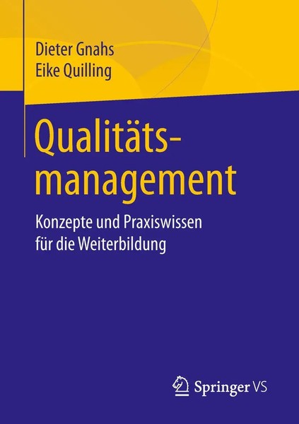 Eike Quilling (U. A.) | QualitäTsmanagement | Taschenbuch | Deutsch (2019) | Ix-image
