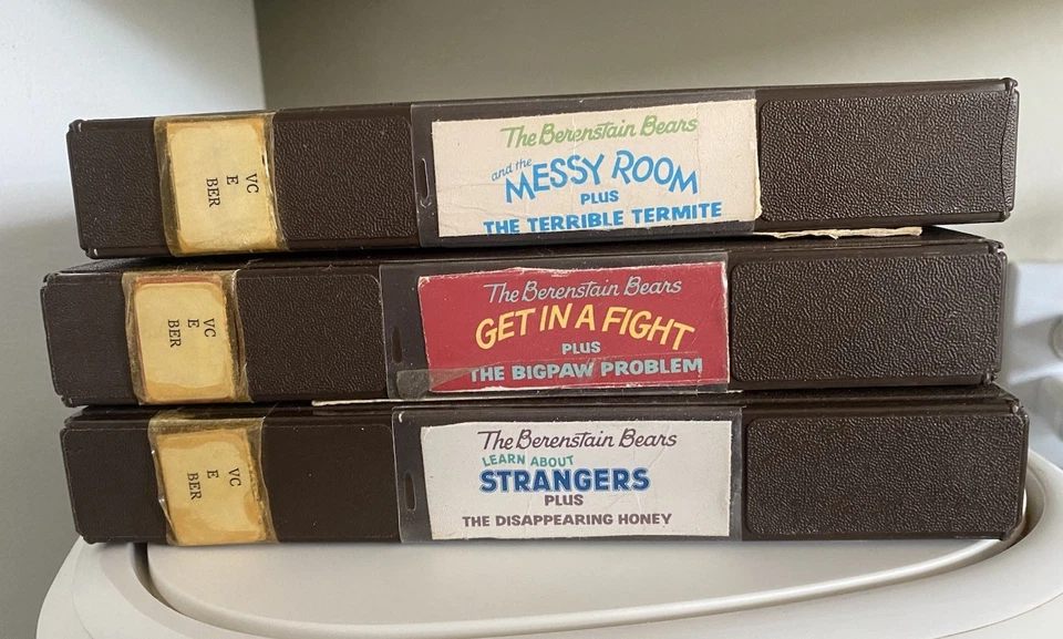 Vintage Berenstain Bears VHS Tapes - First Time Video Retro Authentic HTF OOP - Image 2 of 4