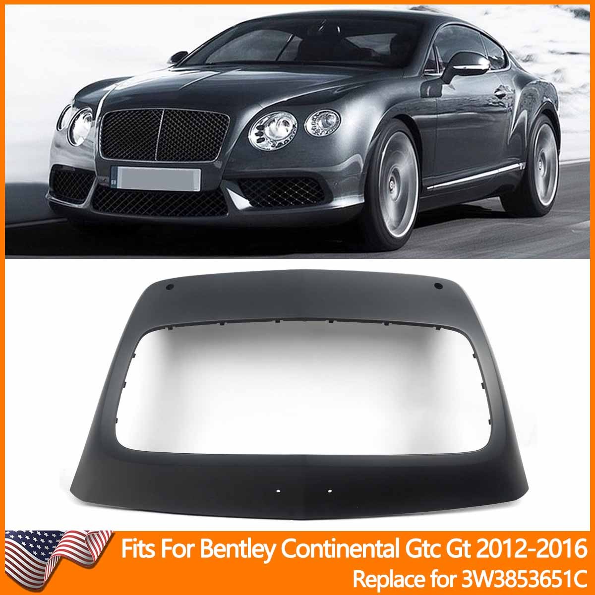 Bentley Continental GT 2012-2016 FRONT Grille P/N 3W3853651
