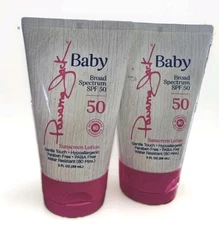 2 Panama Jack Baby Sunscreen Lotion - SPF 50 UVA/UVB Protection PABA Free 2 Pack