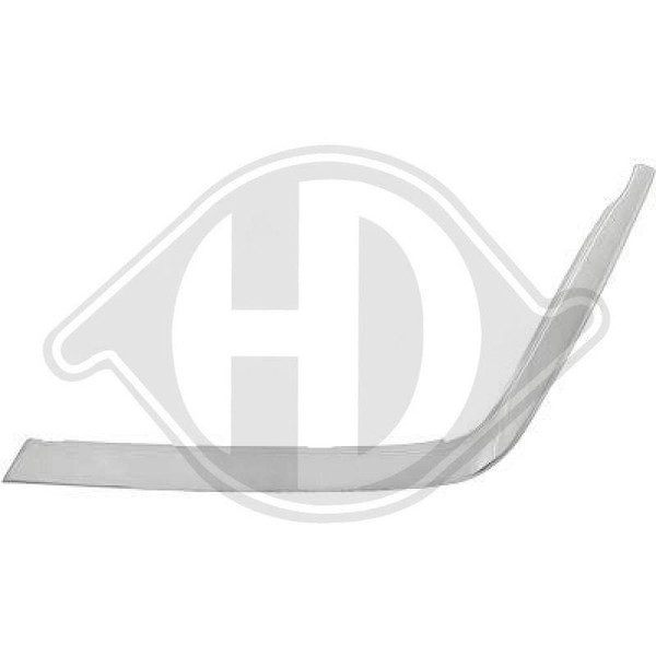 Zier /Schutzleiste StoßFäNger Diederichs 1645053 FüR Mercedes Benz Vorne Links-image