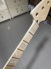 34inch 20frets Maple Electric bass neck jazz bass neck block inlay gloss