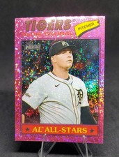 2026 Topps Heritage - Tarik Skubal #281 Chrome Pink Sparkle Refractor