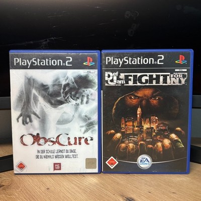 Obscure (Sony PlayStation 2, 2004) Hologramm Cover + Def Jam Fight for NY (LEER)