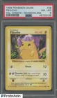 1999 Pokemon Game Shadowless #58 Pikachu Yellow Cheeks PSA 8 NM-MT