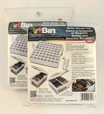 ArtBin Marker Storage Trays 6939AB Lot of 2 Each Holds 64 Pens or Markers NEW