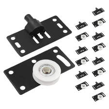  8 Pairs Closet Nylon Pulley Roller Door Wheel Sliding Track Wheels