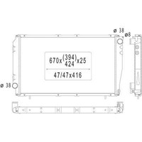 Diederichs DCM3026 KüHler, MotorküHlung FüR Subaru Legacy I (Bc)