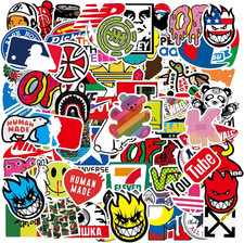 Cool Brand Skateboard Stickers Pack 100pcs Waterproof Skate Stickers For Water B Cool Brand Skateboard Stickers Pack 100pcs Waterproof Skate Stickers For Water B