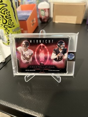 2024 Topps Midnight Constellations Caleb Williams, Jim McMahon #C-5 /99
