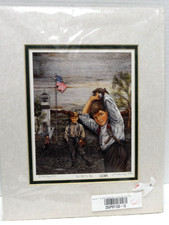 The Will To Win print, James Shirley & Sons, 1997, Matted, COA 14'x11