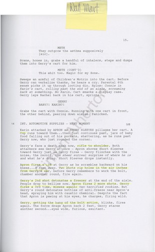 Mireille Enos Brad Pitt World War Z Original Drehbuch für 2013 #166296 - Bild 3 von 4