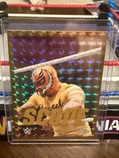 REY MYSTERIO Scope Gold Refractor 2026 Topps Chrome WWE SCO-26 #/50