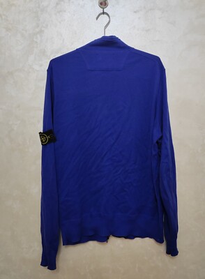 Stone Island sweatshirt full zip up top mens blue size xxl