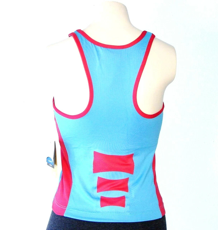 Camiseta sin mangas Everlast Everdri azul y rosa espalda de corredor para mujer mediana M nueva con etiquetas Foto 3 de 3
